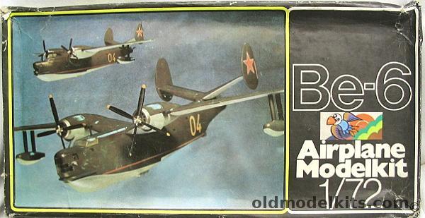 KVZ 1/72 Be-6 Seaplane plastic model kit